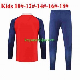 Atlético Madrid Barn Tränings Sweatshirtställ Röd 2023/24